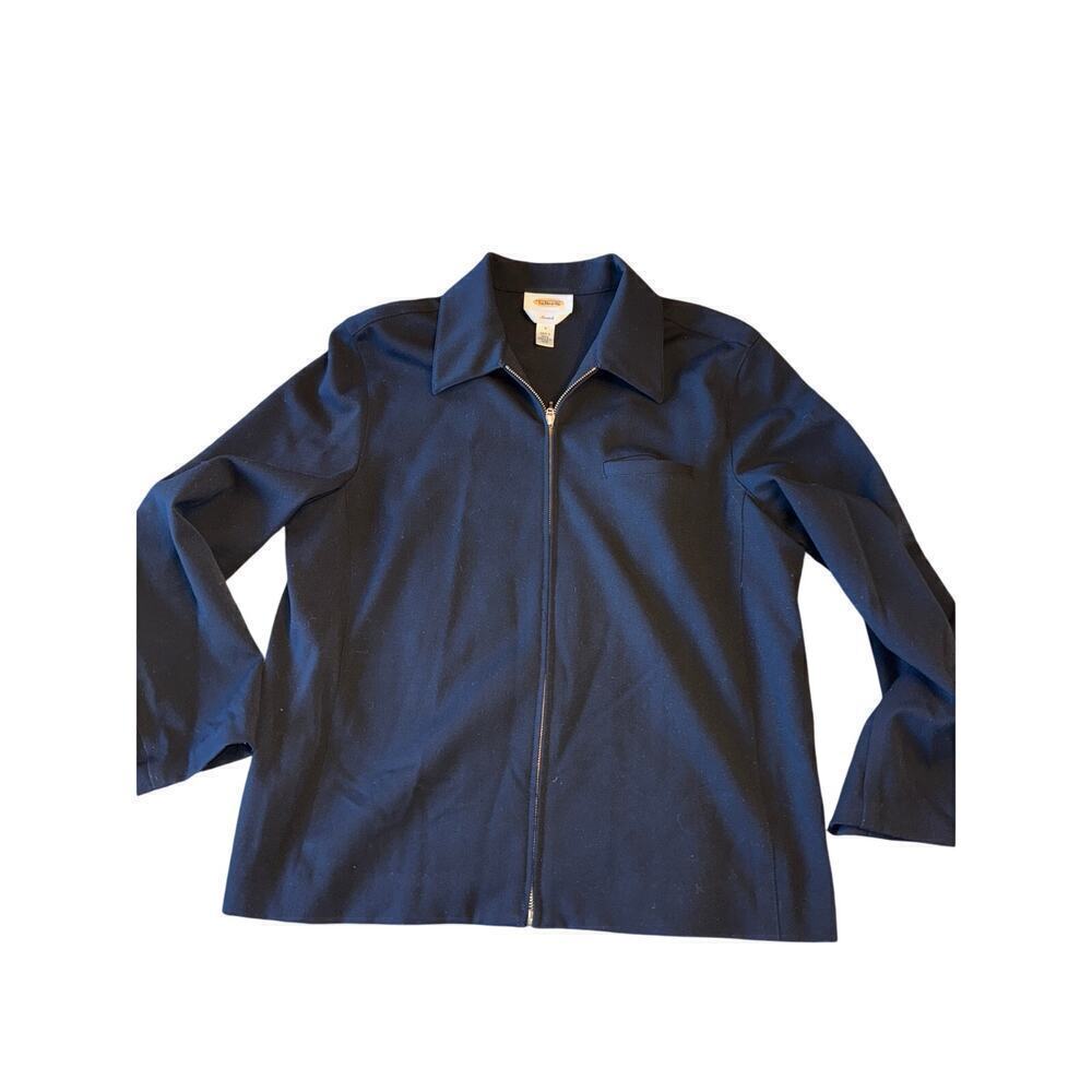 TALBOTS stretch black jacket size S small